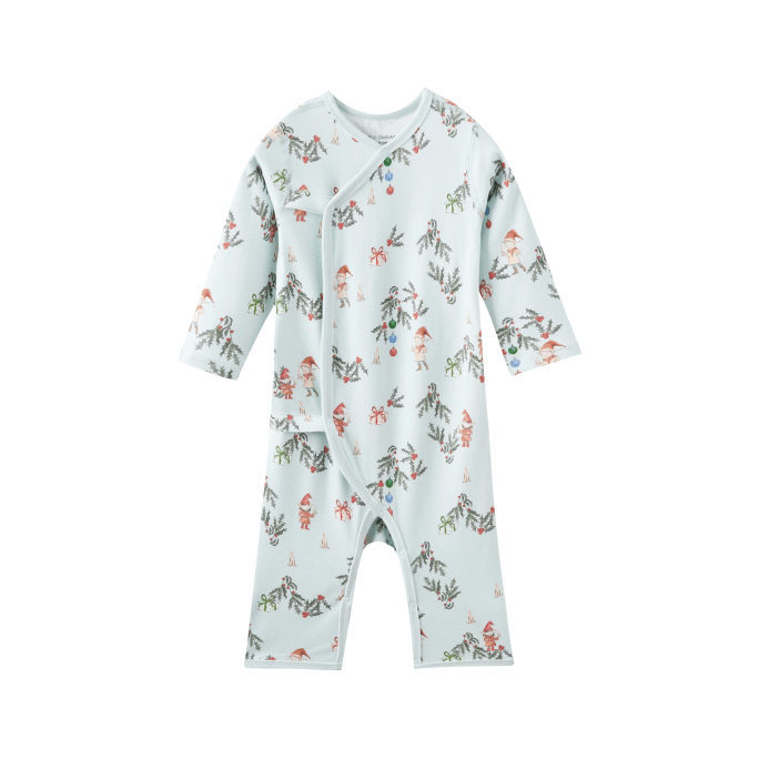 加拿大 Norsu Organic 婴儿有机和服睡衣-欢乐 3-6个月