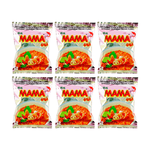 【Value Pack】Instant Noodles,Thai Tom Yum Flavor ,2.12 oz * 6 Pcks