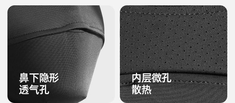 Thermal Face Mask with Hydra 1 piece-Weave Technology for moisture, comfort, and UPF 50+ protection. Features anti-bacterial, windproof, and smudge-free design. Your all-season essential.