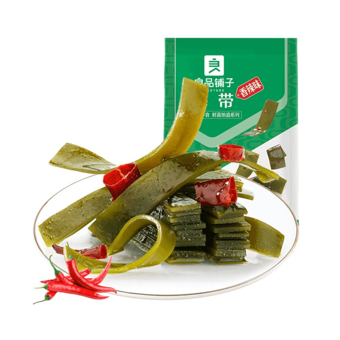 【中國直郵】 良品舖子 零食海帶香辣味網紅小吃食品下飯菜218g/袋
