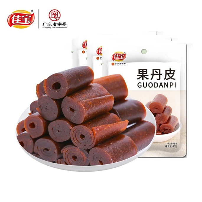 Old-fashioned hawthorn roll sweet and sour fruit dried fruit snack snack small package 40g*1 bag