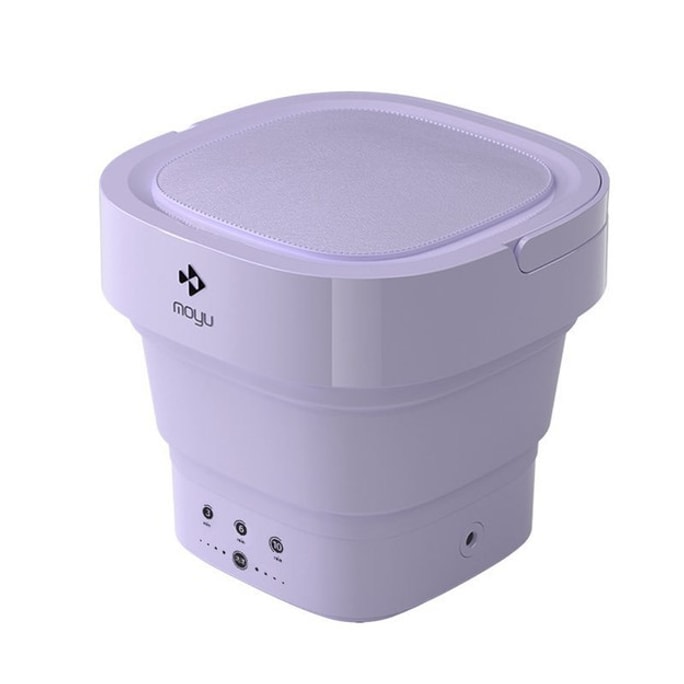 摩鱼  迷你折叠洗衣机 小型便携内衣内裤清洗机  MINI01-M   紫色  美规版