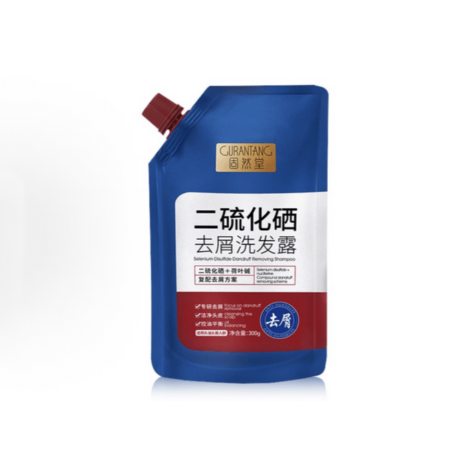Anti Dandruff Oil Control Shampoo Selenium Disulfide Shampoo Exfoliating Fluffy Men & Women 300g