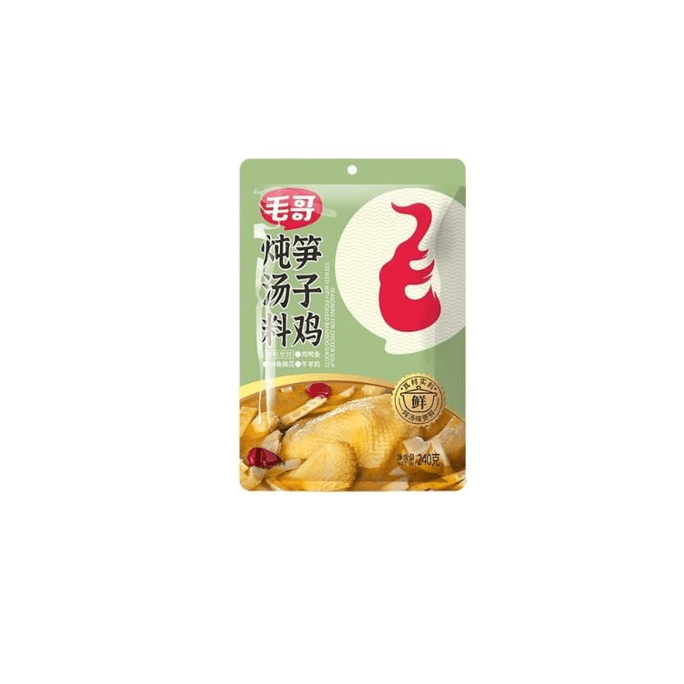 【中國直郵】 毛哥 筍子雞燉湯料老壇泡酸筍燉雞調味竹筍燉湯料240g*1袋