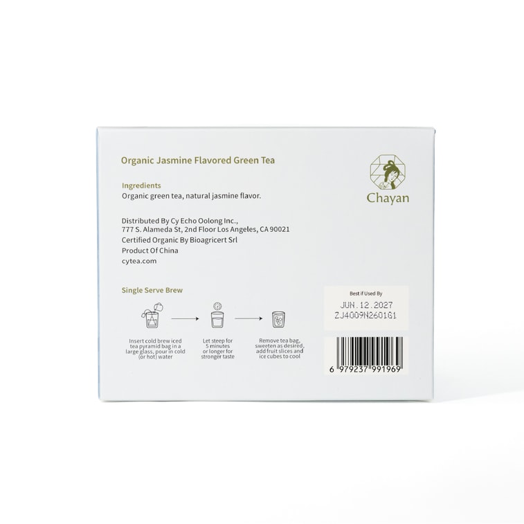 Organic Jasmine Flavored Green Tea, 2g*20pack 7