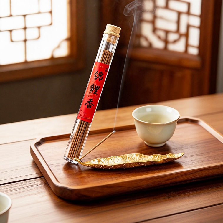 存兴堂 古法制作天然线香锦鲤线香配精美高档香插一套 严选上等檀木植物原料无化学添加【东方锦鲤,天然纳福】每逢大事必备 3