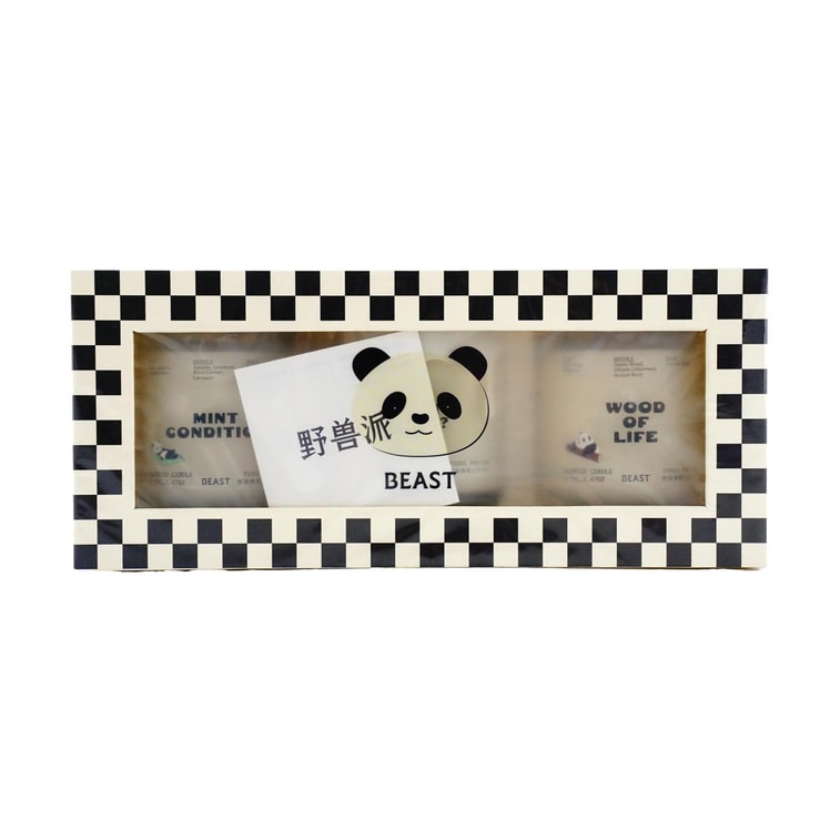 パンダププの香りのキャンドル、ソイワックスアロマセラピーギフトセット、ホリデーギフトに最適THE BEAST パンダププセ 8