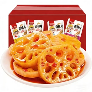 딩딩 매콤한 연근 조림 - 간식, 가벼운 간식, 사무실 간식, 바로 먹을 수 있는 (12g x 10팩)