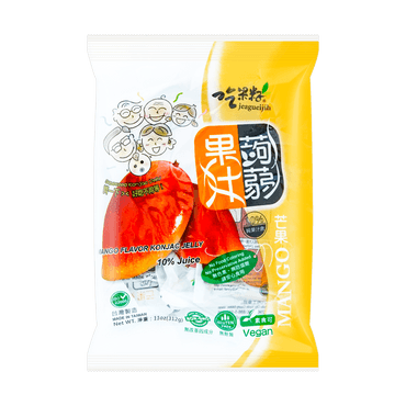 台湾吃果籽  芒果果汁蒟蒻 312g