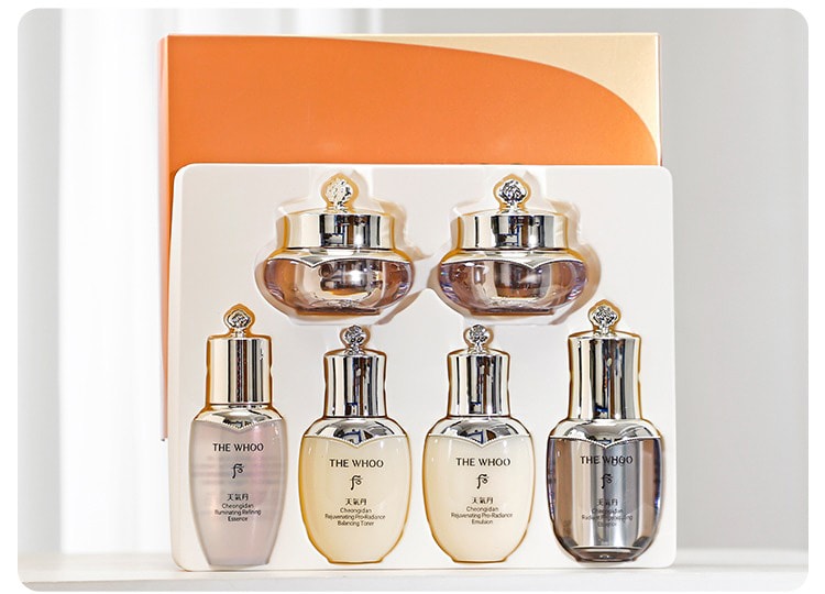 韩国 THE HISTORY OF WHOO后 天气丹水乳焕活紧颜中样 旅行套装 6件套