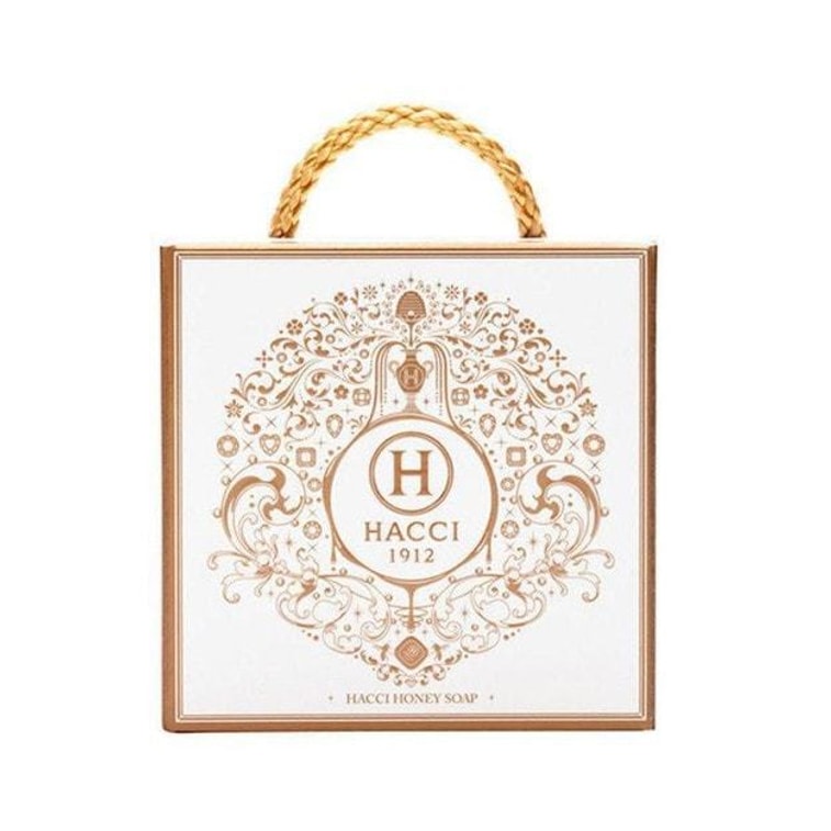 【日本からの直送】日本HACCI 美白保湿洗顔石鹸 120g 3