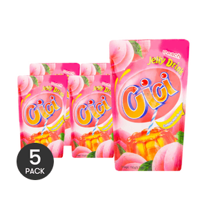 喜之郎 CICI 果冻爽添加果汁椰果粒 蜜桃味 150g *5【5份超值装】