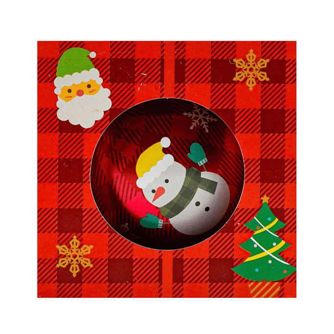 【크리스마스 한정판】크리스마스 장식품 모듬 초콜릿 선물 상자 - 5가지 맛, 9개
