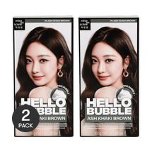 韓國MISE EN SCENE愛茉莉美妝仙 魅尚萱泡泡染髮劑 植物染髮膏 在家染更顯色 100g*2 #7K 卡其棕色【超值裝】【Aespa代言-寧寧款】全新升級