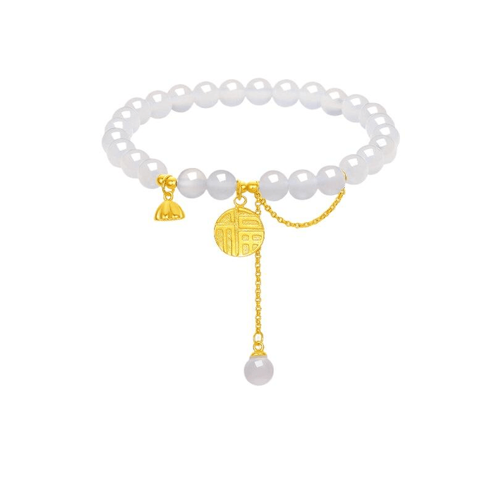 [중국 직배송] 주유복 스타일 팔찌 - 다용도, 세련되고 우아한 디자인 - 17cm x 1개