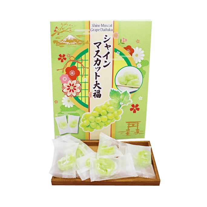 Premium Rose Grape Daifuku Gift Box 260g