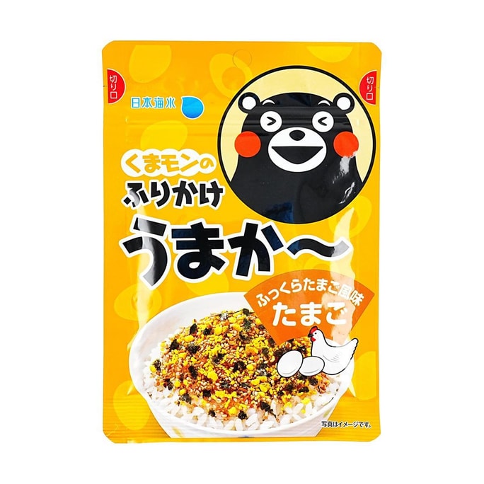Kumamon Tamago Furikake  - Egg Flavor Rice Seasoning, 0.88 oz