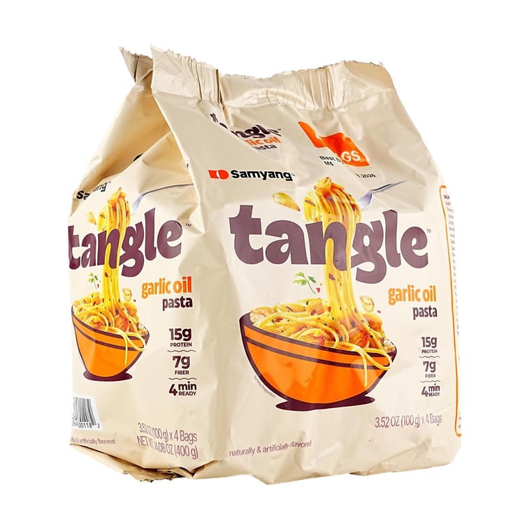 Tangle Garlic Oil Pasta Multi , 3.52 oz *4 Bags 4