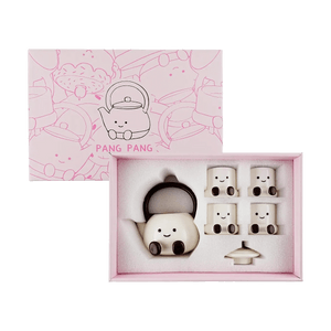 川岛屋 pangpang茶壶套装 jellycat可爱杯具杯子 一壶4杯