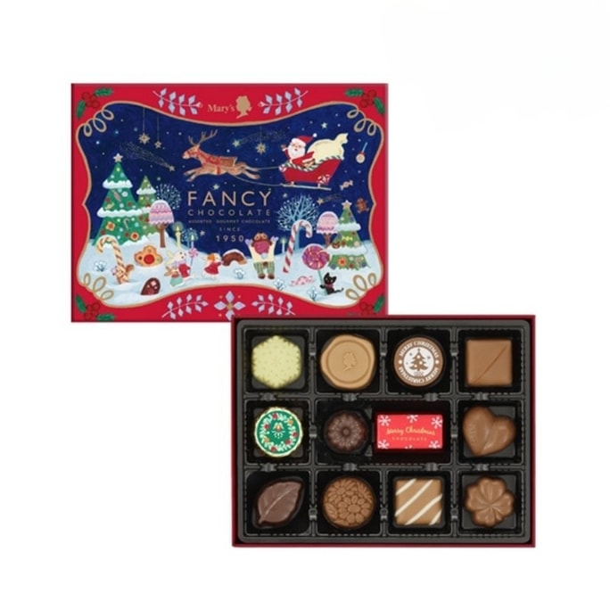 2024 Christmas Limited Edition Popular Chocolate Gift Box 12 Pieces