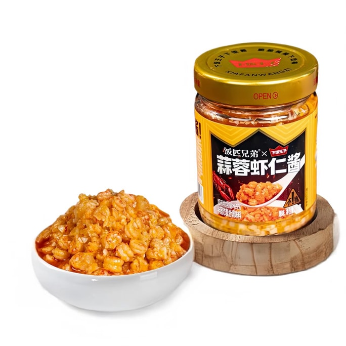 Garlic Shrimp Sauce, Original Flavor, Not Spicy, 238g, Ready to Eat, Great for Rice or Noodles
