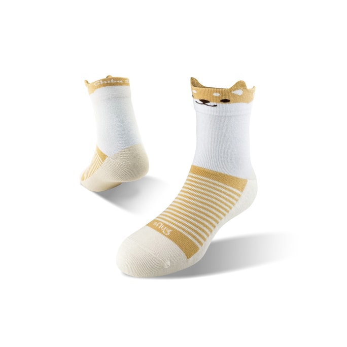 Shiba Says Anti-Odor Socks-Yellow (22-24cm)