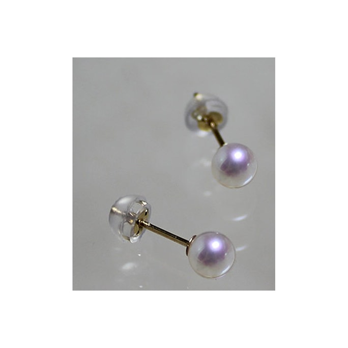 Pearly Yuumi  Akoya pearl 5.0-5.5mm earrings K14WG
