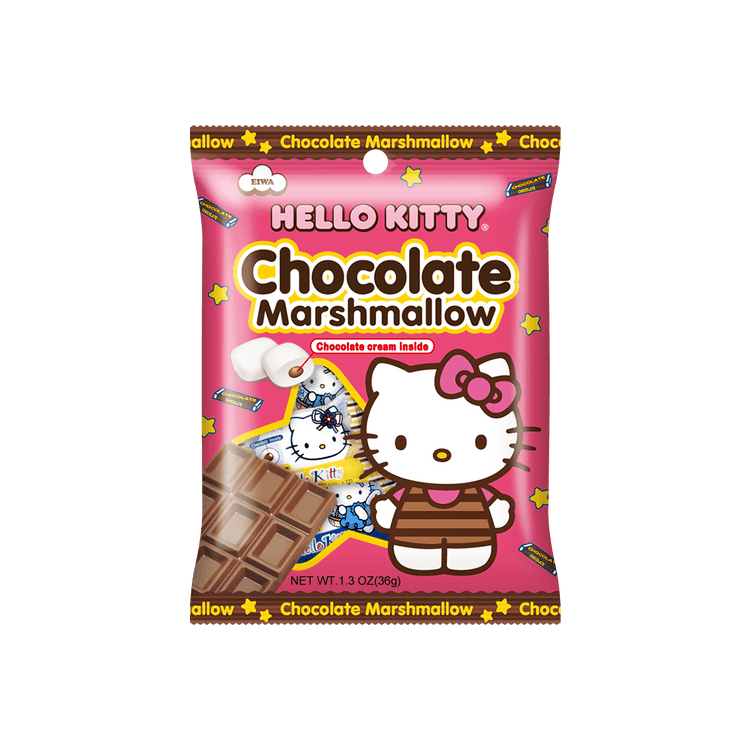 meltie♡marshmallow op-CHOCO HELLO KITTY CHOCOLATE MARSHMALLOW 2/6/1.30 OZ - JFC