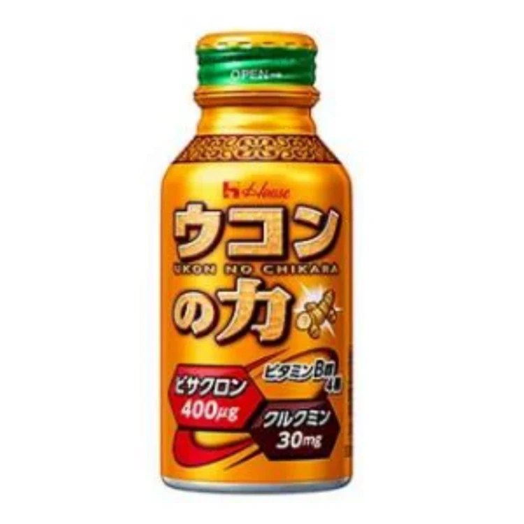 日本直邮】 日本HOUSE 姜黄的力量姜黄饮料100ml*6 - 亚米