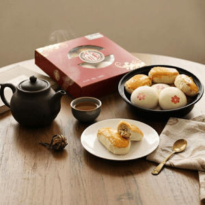 궈차오 딤섬 종합 과자 선물 세트, A타입, 10개입, 15.87oz