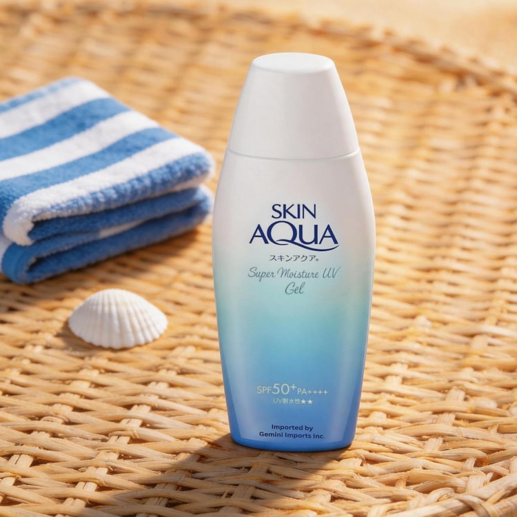 ロート製薬 スキンアクア スーパーモイスチャーUVジェル、SPF50+