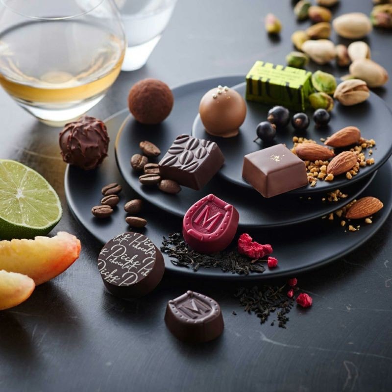 Premium Chocolate Tribute - Curated Truffle Assortment Gift Box (10 Pieces)