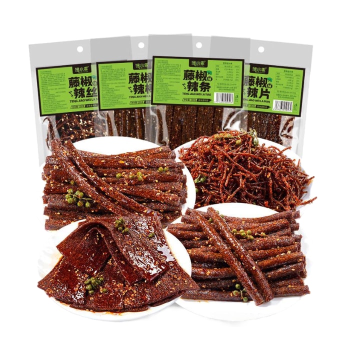 Chan Xiaoguai Sichuan Pepper Flavored Spicy Strips (4-in-1 Combo) 100g x 4