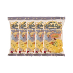 【ChaYanYueSe Official Store】Cheese & Cucumber Corn Puffs, 0.88oz*5, 5 Pack