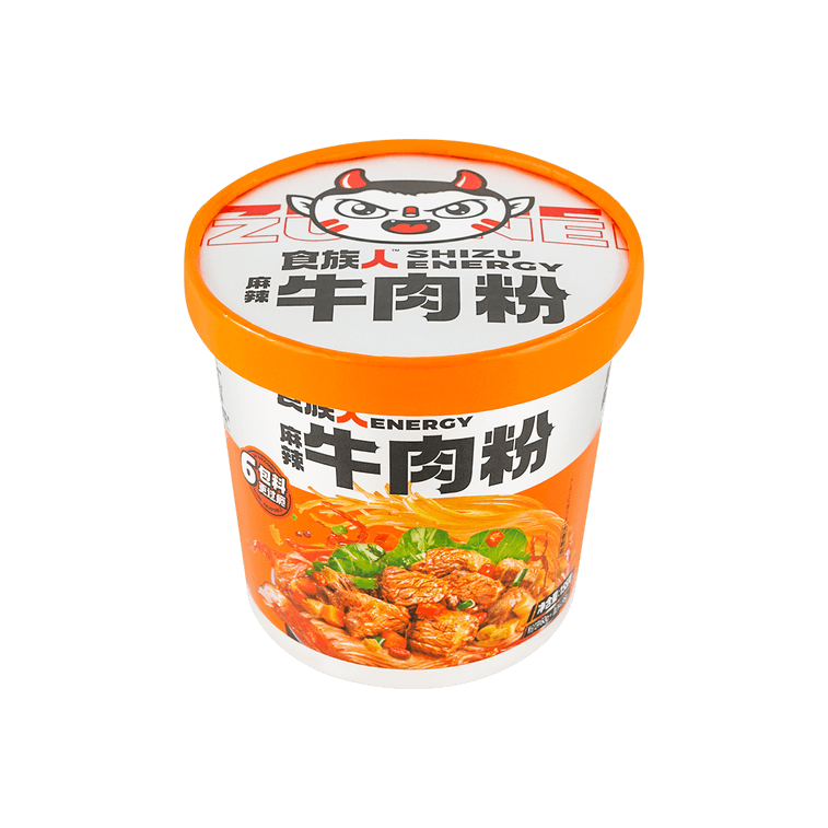 食族人 辣牛肉風味米粉 沖泡即食米線 杯裝 155g 5