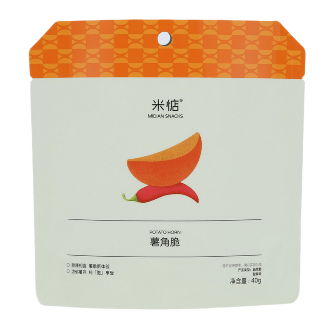 米惦 原切薯角脆 甜辣味 40g 【网红爆款超好吃】健康酥脆解馋小零食