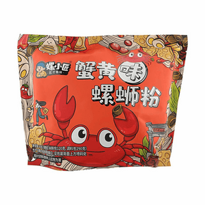 【广西风味】螺小匠 柳州螺蛳粉 速食干米粉 出口版 蟹黄味 355g 