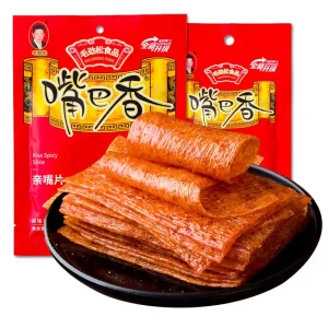 嘴巴香 唇にキスするスナックラーティア 80年代・90年代懐かしのスパイシーミニスナック 18g*5袋
