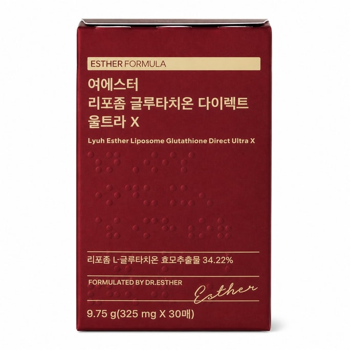 [한국 직배송] 에스더포뮬라 리포솜 글루타티온 다이렉트 울트라 X 30정