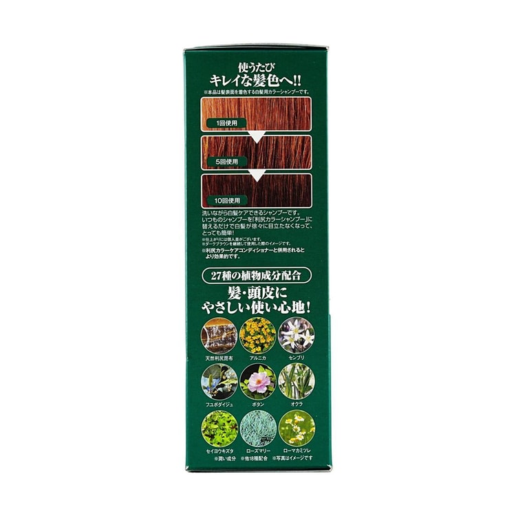 club Sastty 利尻昆布ヘアカラーシャンプー ダークブラウン 200ml - Yami