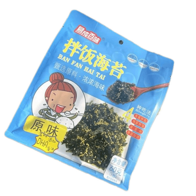 Easy To Become Bai Wei Rice And Seaweed Fish Pine Flavor 60g/Bag