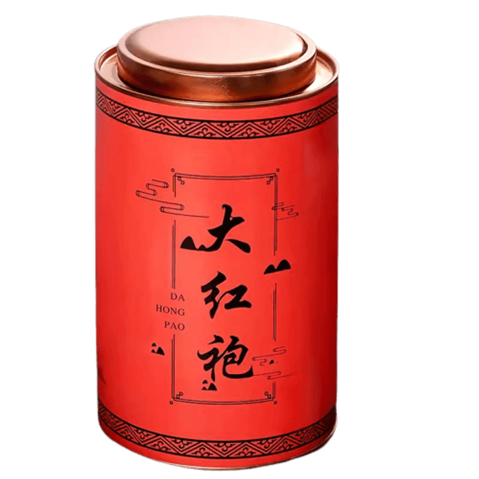[중국에서 온 다이렉트 메일] Fupai Dahongpao Tea Strong Flavor Wuyishan Authentic Rock Tea 통조림 신차 루스 우롱차 500g