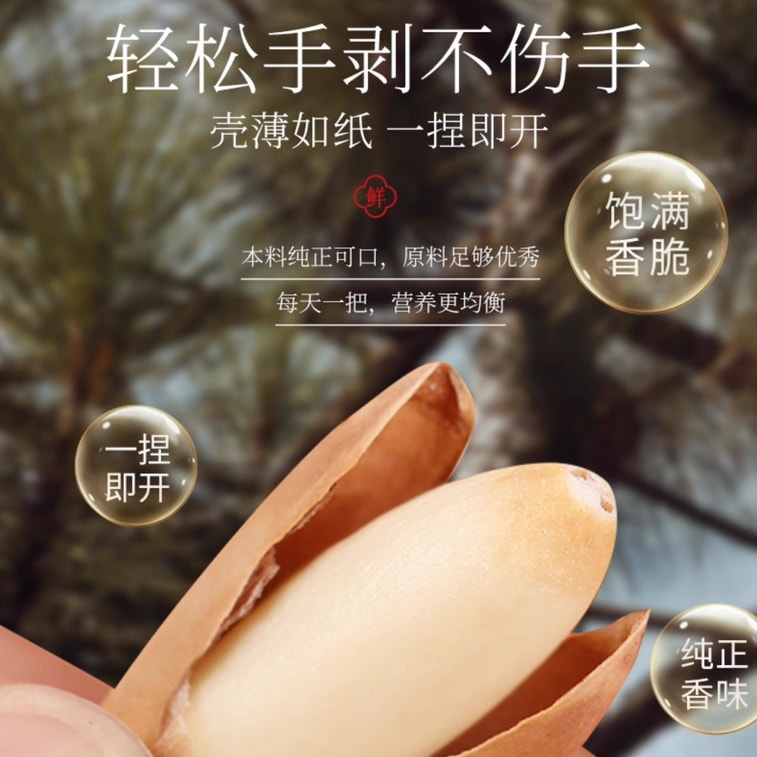 【中国直邮】 春江月 进口巴西松子 特级特大颗粒 500g 阿富汗高山雪松手剥松子 新货坚果炒货零食 松籽干果年货【清香松仁 饱满香脆 原滋原 ...