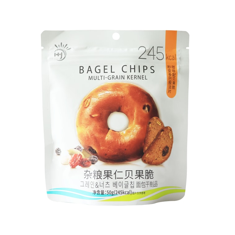 한국 나인데이즈 브랜드 베이글 크리스프 [혼합곡물&견과류맛] 50g 6