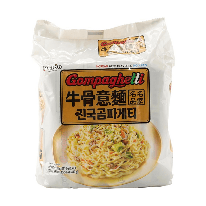 곰파게티 한국식 소고기 맛 국수, 3.88oz*4