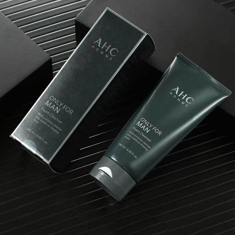 【中國直郵】 韓國 AHC A.H.C 控油補水舒緩潔面乳 180ml 3