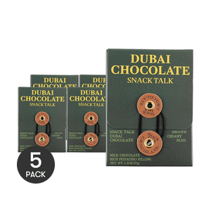 SnackTalk Dubai Style Chocolate Milk Chocolate Pistachio Kunafa 37g [Refrigeration Required Upon Arrival] *5【5 Packs】