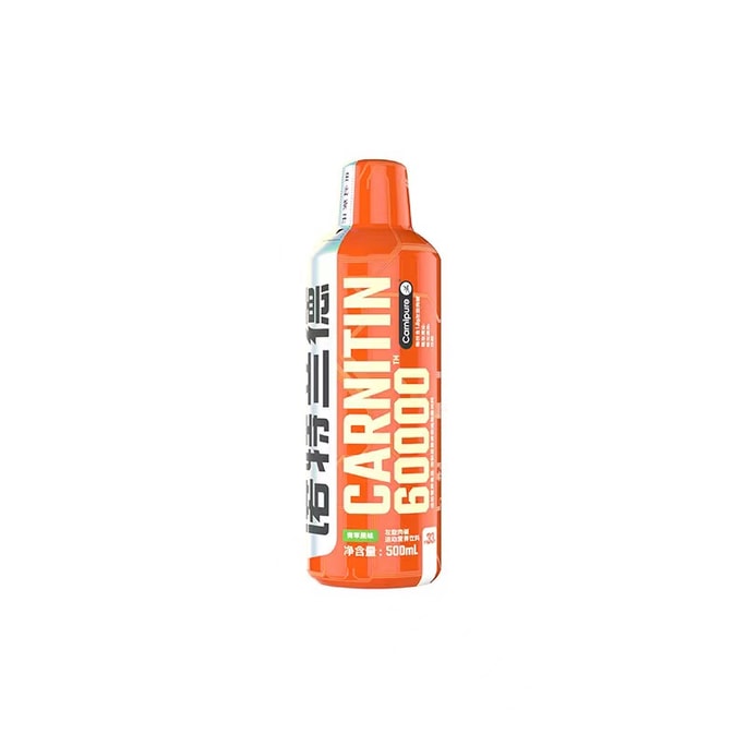 中国直送：ノットランド L-60,000 スポーツドリンク、フレッシュフルーツ入り多面的栄養、500ml/ボトル（青リンゴ風味）