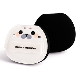 毛吉吉 【海豹空气棉花糖飞行版】弹力绑带双指上妆高密Rubycell一扑全脸通杀可做穿搭挂饰神器(单枚装)