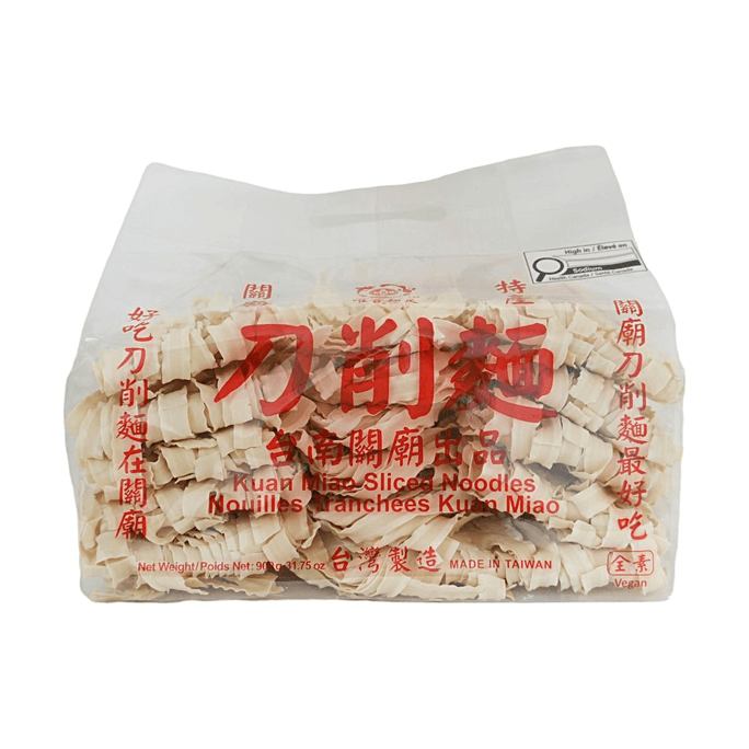 唯吾知足 廟口關廟麵刀削麵 900g【台南關廟出品】【全素可食】